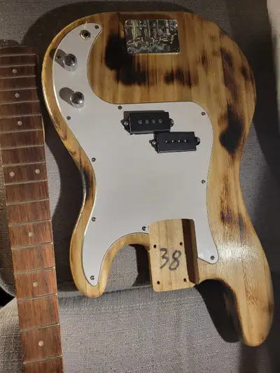 HANDMADE electric guitar project almost complete asking $30, View more