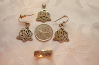 FOR SALE - Silver Celtic Knot jewelry SET