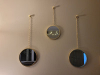 Umbra Dima, Set of 3, Trio Mirrors Apartment Decor Wall Art