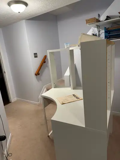 Used IKEA Micke Desk. For Corners. 15$. Thank you. 613 882 6286 Hassan.