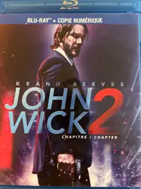 John Wick 2 Blu-ray bilingue 5$
