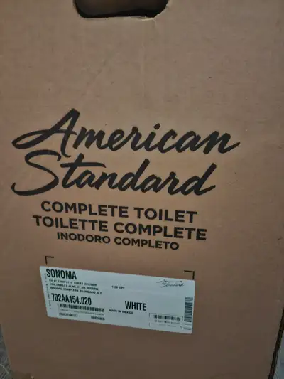 American standard toilet new in box, View more
