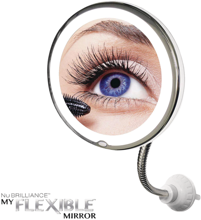 MIRROR- FLEXIBLE MAGNIFYING WITH LIGHT in Bathwares in Ottawa - Image 2
