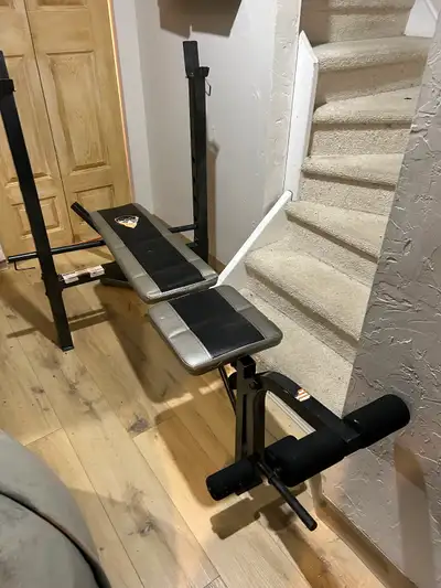 Weights and bar, View more