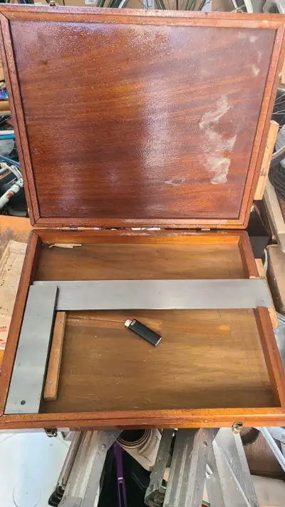 L.S. Starrett Co. MASTER PRECISION SQUARE. This thing is super large and heavy, with a super large p...