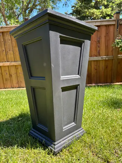 Mayne Fairfield Tall Planter in Black, View more
