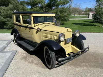 1929 Hudson Essex 4dr. Sedan, A true classic vehicle that has been well maintained, boasting its ori...