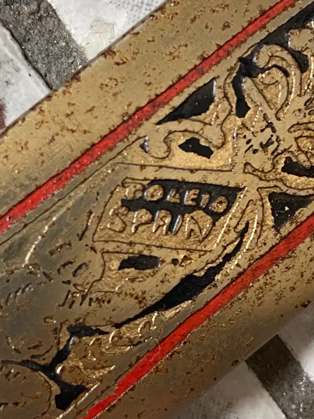 Vintage Toledo engraved 42”rapier sword.  in Arts & Collectibles in Markham / York Region - Image 4