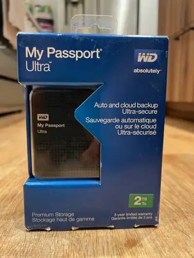 Western Digital My Passport Ultra 2TB WDBMWV0020BBK-NESN USB 3.0, View more
