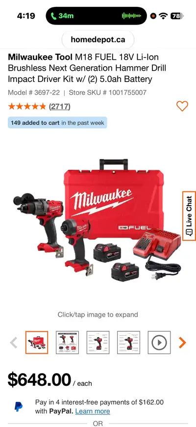 Brushless Next Generation Hammer Drill Impact Driver Kit, View more