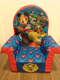 Mickey and the Roadster Racers kids foam chair / seat 