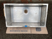 Stainless Steel 30” Sink 