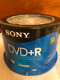 High Quality SONY DVD+R discs 50 units