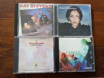 $1 each Alanis Morissette - Jagged Litle Pill Natalie Imbruglia - Left of the Middle Ray Stevens - G...