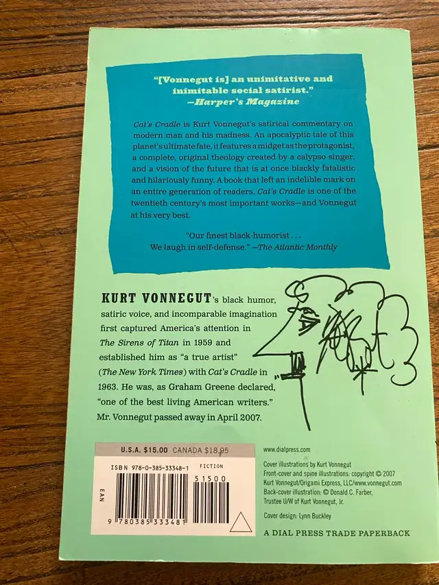 Cat’s Cradle by Kurt Vonnegut  in Fiction in Mississauga / Peel Region - Image 3