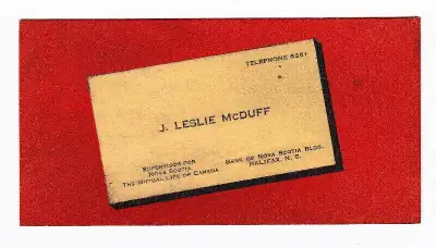 1910s Blotter from Halifax, Nova Scotia, Businessman, View more