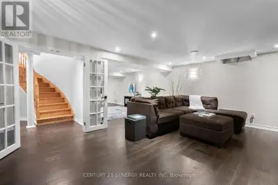 Sectional brown microsuede fabric excellent condition ***, View more