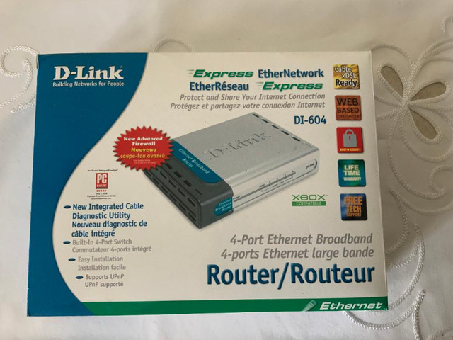 4-Port Ethernet Broadband Router in Networking in Oshawa / Durham Region