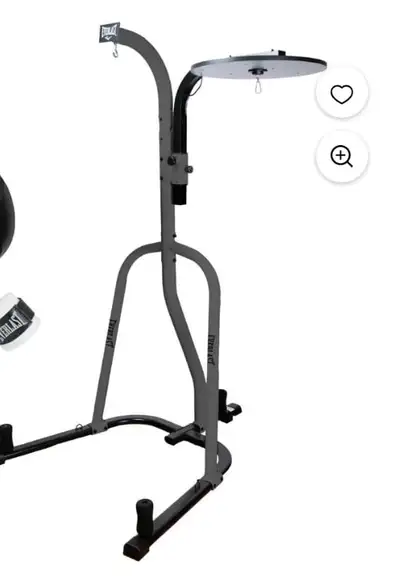 Everest punching bag with stand and gloves, View more