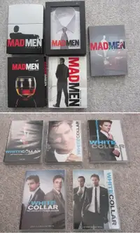 Seasons 1 Thru 5 of Mad Men or White Collar on DVD