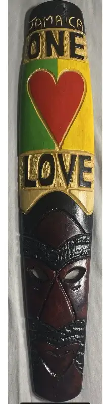 Hand carved made in Jamaica Art, View more