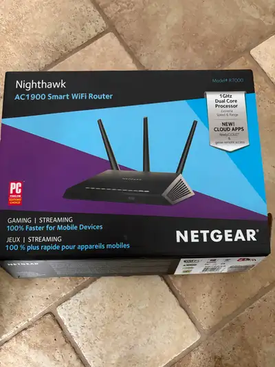 Netgear Nighthawk AC1900 Smart WiFi Router, View more