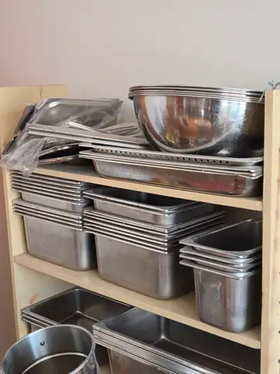 Massive kitchen equipment both new and lightly used. Too many items to describe so please visit. Tot...