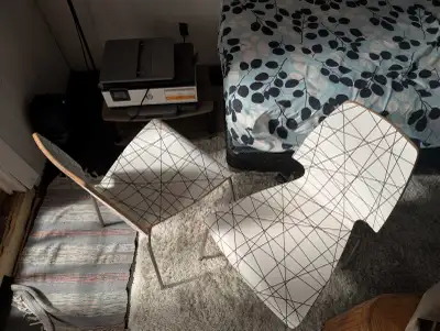 2 Stylish IKEA chairs, View more