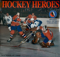 "HOCKEY HEROES" 1997 CALENDAR (PRESTINE)