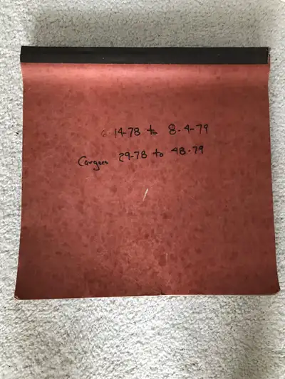 Vintage Great Lakes Freighter Boat Cargo Logbook ., View more