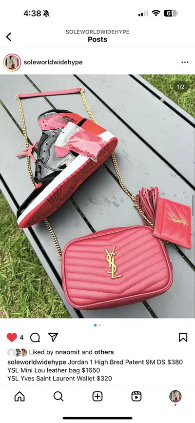 SOLD. Jordan 1 High Bred Patent 9M DS $380 
, View more