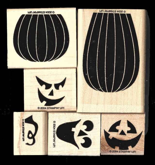 Stampin UP! wooden stamp set Carved & Candlelit in Hobbies & Crafts in Owen Sound