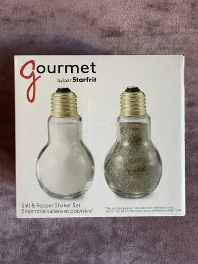 Salt & Pepper Shakers (Light Bulb shaped), View more