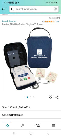 Prestan AED UltraTrainer Single AED Trainer