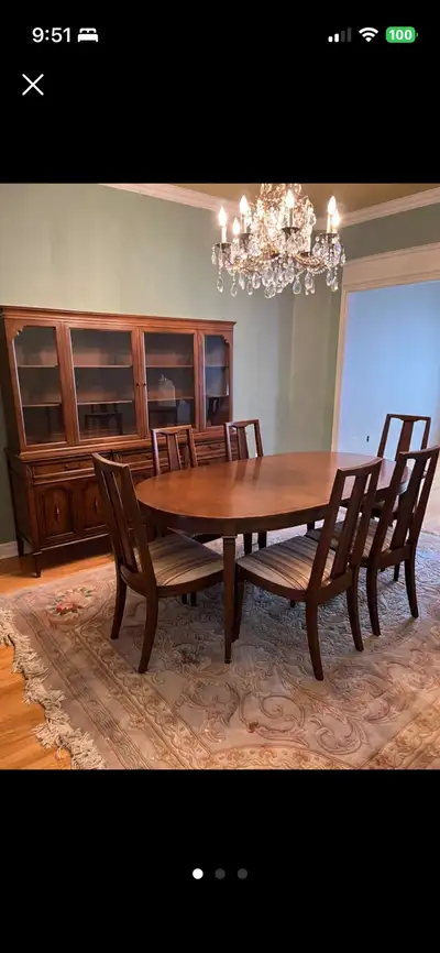 Dining Set with Hutch, View more