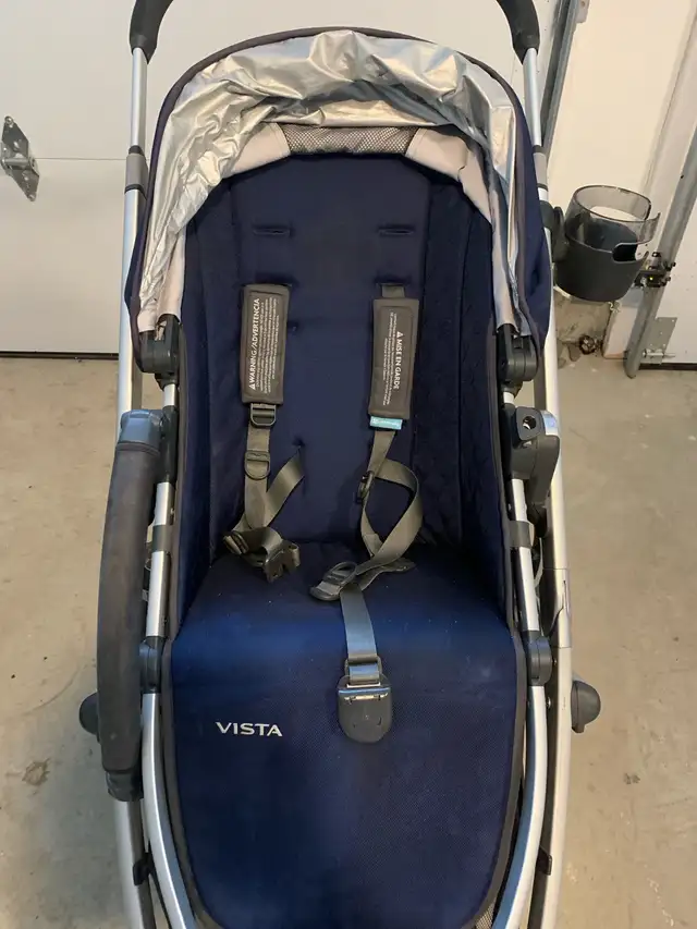 UPPAbaby Vista Stroller Set w/Travel Bag, Cup Holder, Ride Board in Strollers, Carriers & Car Seats in Mississauga / Peel Region - Image 3