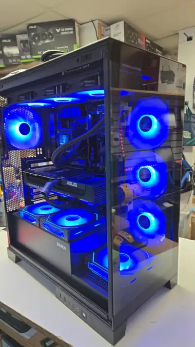 PC Gaming NEUF Ryzen 7 9800X3D RTX5070 12GB 32GB DDR5 2To NVMe, View more