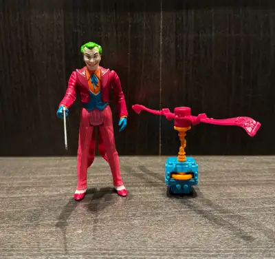 DC Comics, Batman the Dark Knight Collection (1990). Sky Escape Joker action figure. Kenner toys. Co...