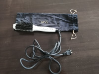 Brosse chauffante pour lisser cheveux