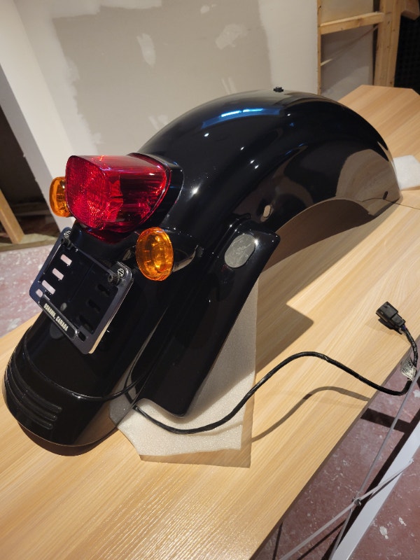 For Sale, Harley Davidson rear Fender and Brake light For Sale