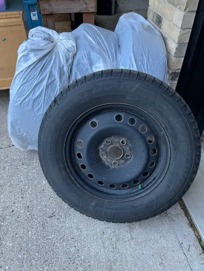 I am selling a set of four Michelin X-Ice Snow SUV winter tires, mounted on steel rims, ready to ins...