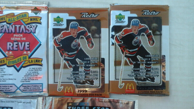Lot Of 10 Sealed Packs Of McDonalds Hockey Cards (Various Years) in Arts & Collectibles in Bedford - Image 4