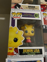 Funko pop Demon Lisa Simpsons Damage box 