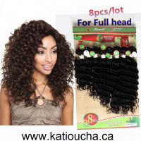 Tissage Cheveux Humain  Remy Naturel 8 pcs/paquet - 350g