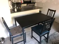 IKEA dining table and chairs