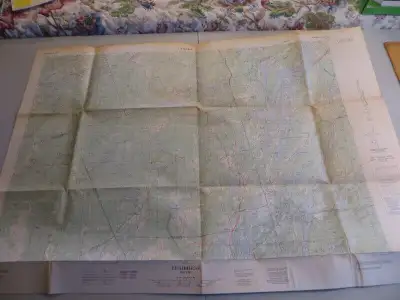 1966 ONTARIO GOVT. MAP OF TICHBORNE, View more