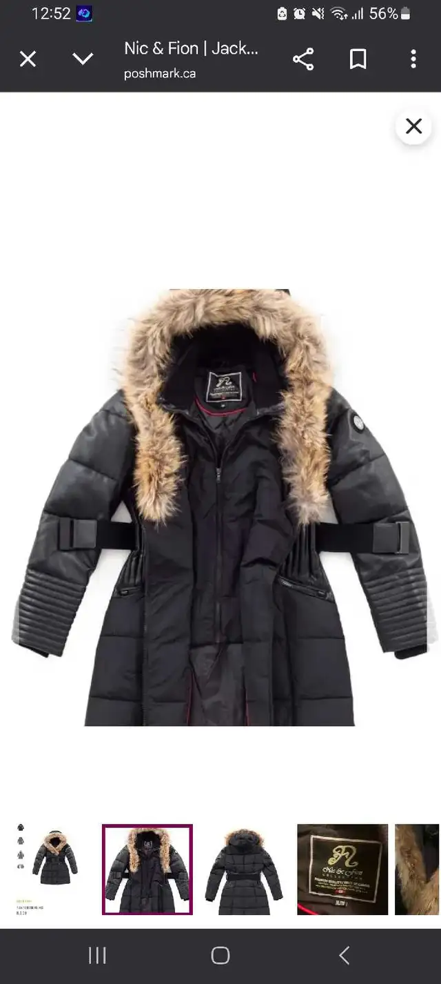 chic women's winter coat in Women's - Tops & Outerwear in City of Montréal - Image 4