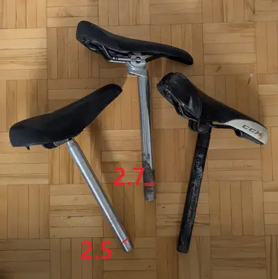 Bike Bicycle Saddle \ Seat Diameter 2.5 cm - 2.7 cm, View more