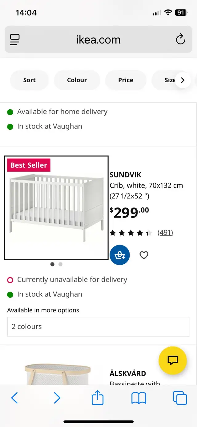 IKEA crib and mattress in Cribs in North Bay - Image 4