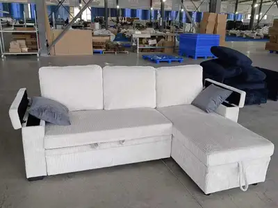 Sectional Sofabed corduroy , View more